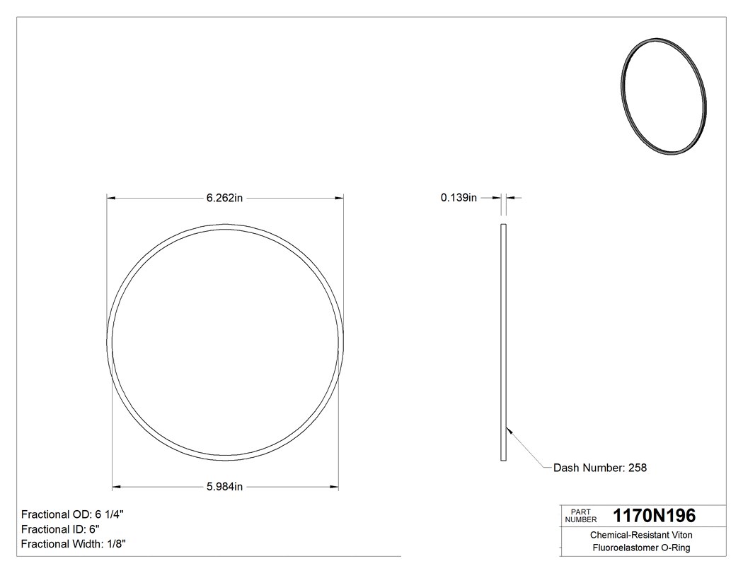 Technical drawing - 1170N196